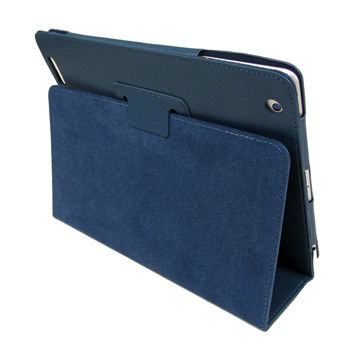 Leather Case for iPad, with Sleep and Stand Function, Factory Supply