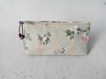 Fashion-design Canvas Peony Cosmetic Bag