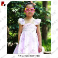 JannyBB frilled frock designs pink stripe dress