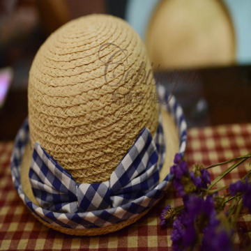 2015 Girl wheat kids school straw hat Children summer hat