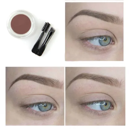 2020 Organic Gel Brown Eyebrow Cream - Waterproof & Natural Look