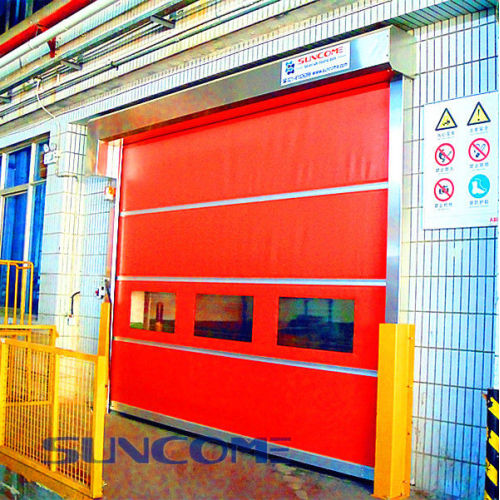 High Speed ​​Residential Garage Door PVC Rapid Door