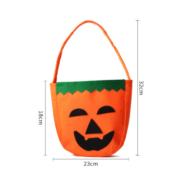 Sac fourre-tout à citrouille Halloween Sac non tissé