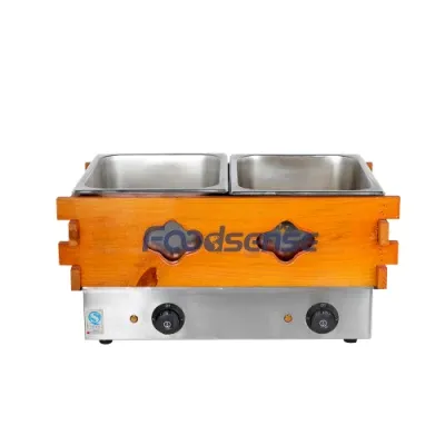 20L Electric Double Heads Skewer Cooking Machine Restaurant Oden Machine Donut