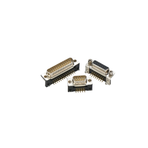 Conectores D-Sub de placa de soldadura de 90 grados
