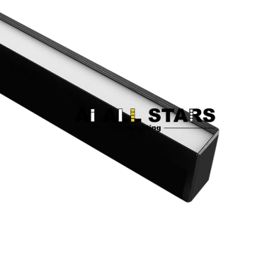 홈 오피스 천장을위한 현대 상업용 LED 펜던트 선형 조명기구