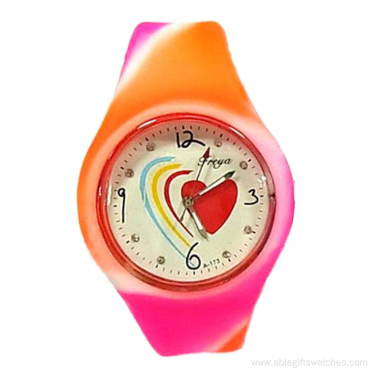 Popular Silicone Quartz Child Wrist Watch Cheap Gift