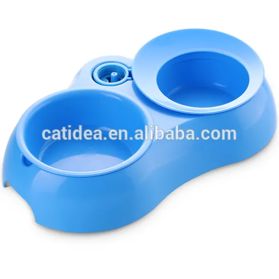 Automatic Pet Food&Water Feeder with Plastic Bowl