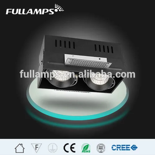 FR1055 double head 2*10W high quality led cob grille lights