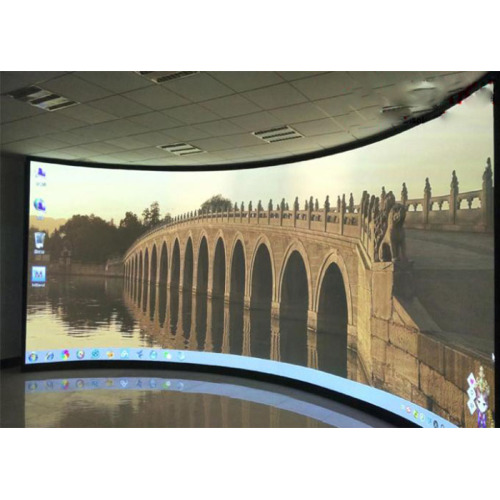 Indoor Curved LED Display with Front Service