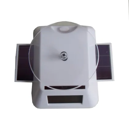 solar rotating display stand