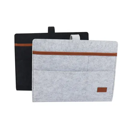 felt bedside caddy organizer felt storage organizer felt hanging organizer