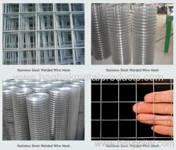 304/316 Stainless Steel Welded Wire Mesh 