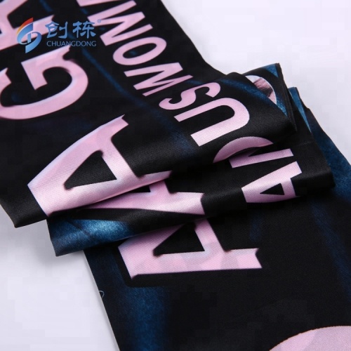 100% Polyester Customized Printing Satin Football Scarf