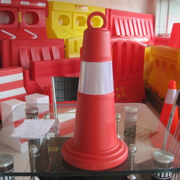 PE Traffic Cone with Lifting Ring, Fillable with Sand, Height 50cm