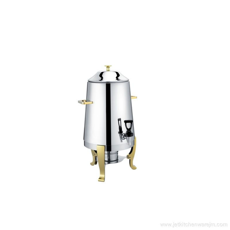 Golden Soft Drink Dispenser With Faucet