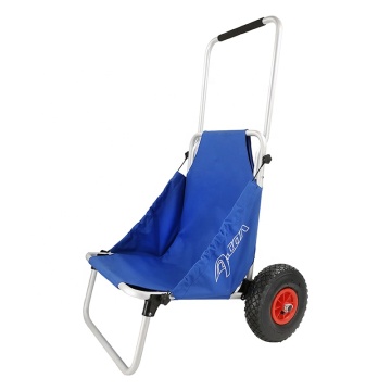 Lightweight Folding Aluminum Hand Cart & Trolley for Beach Chair and Easy Transport