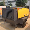 Compressor de ar portátil 100L do parafuso do diesel HG450L-8