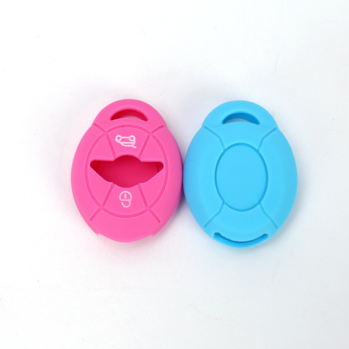 Debossed logo BMW silicone car key cover case