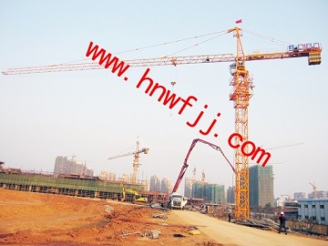 Tower Crane with Jib 60m, Lifting Capacity 2.6t and 10t