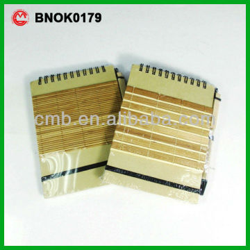 ECOLOGICAL NOTEBOOKS PEN SET WITH BAMBOO COVER