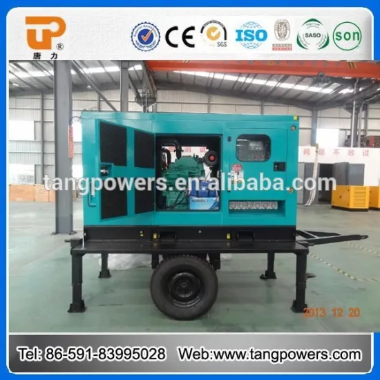 80KVA Trailer Skid Mounted Diesel Silent Generator