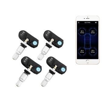 Drahtloser TPMS -Sensor mit 4 internen Sensoren und 4.0 -App -Anzeige