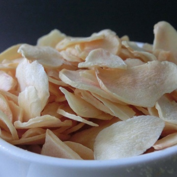 Chip shape Dried garlic flakes Cutting Root