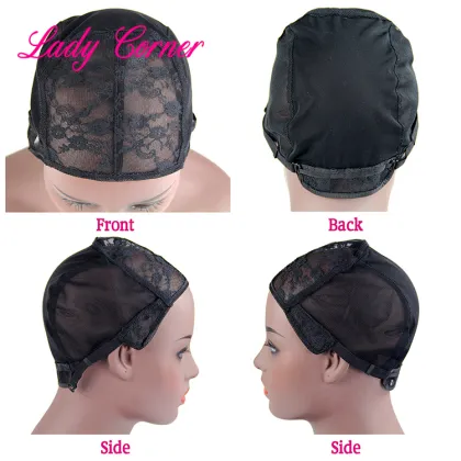Wholesale Glueless Full Lace Weaving Wig Capp Stocking Adjustable Mesh Dome Wig Capp For Making Wigs