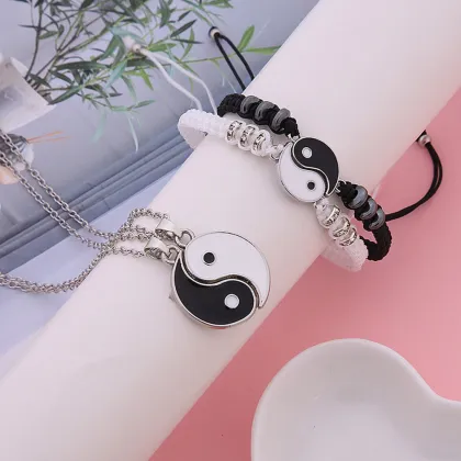 Valentine's Day Gift Ideas: Yin Yang, Tai Chi Necklaces, Bracelets, and Pendants for Couples and Friends