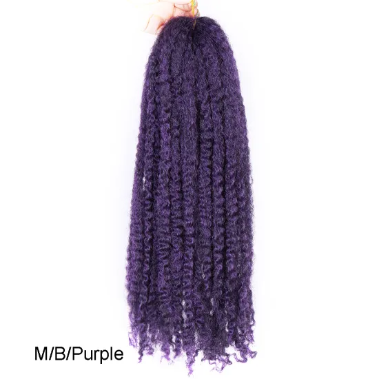 2020 Wholesale Price  Afro Kinky Marley Braids Hair Twist Crochet Braids Hair 20 ''  Synthetic Braiding Hair Brown Bug Grey