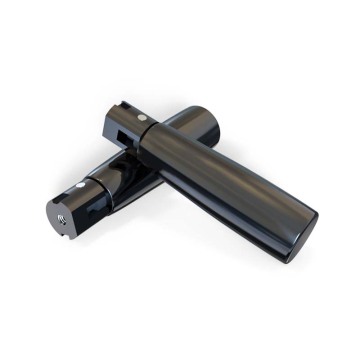 Retractable Foldable Handle Rotating Black Plastic Metal