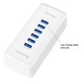 6-portars 5V 3A Smart Travel USB-laddaradapter