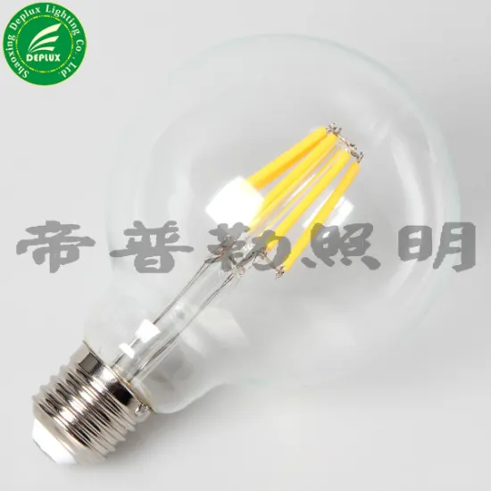 360 Degree E27 6W G95 LED Filament Bulb
