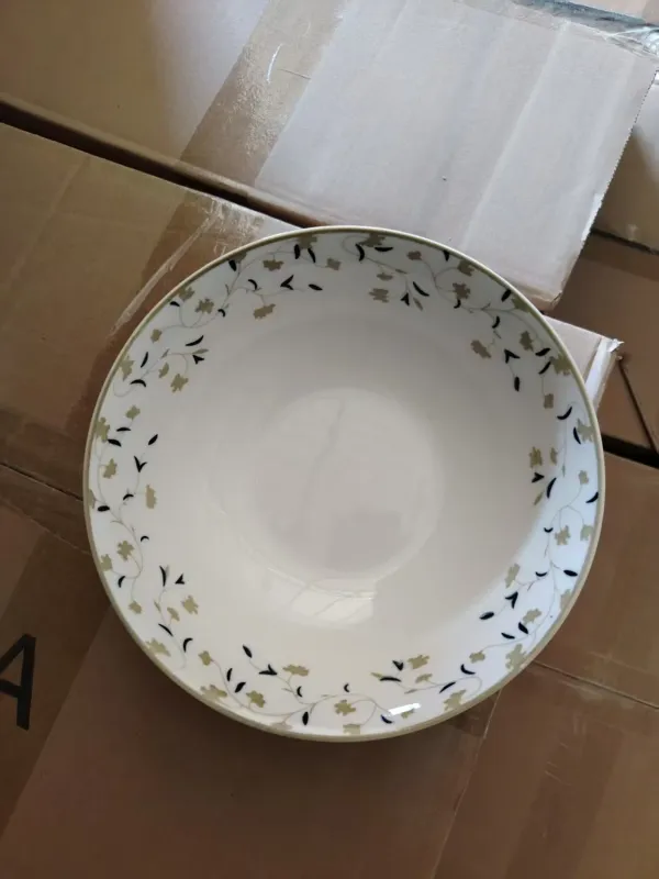 Handmade Colored Glazed 8" Salad Bowl