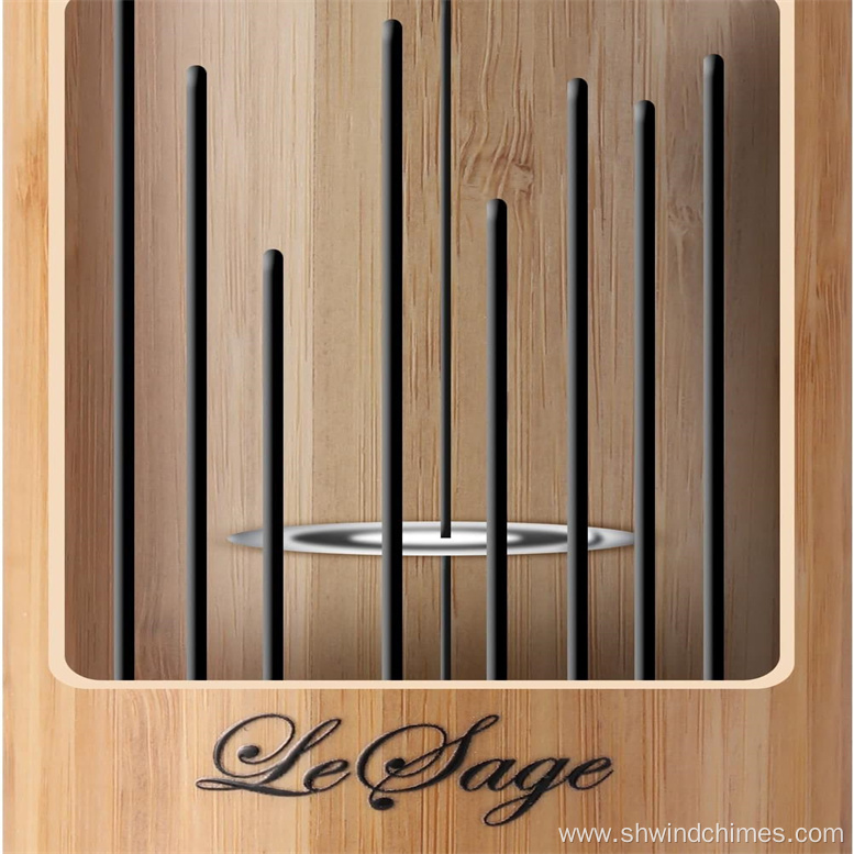 Bamboo Wind Chimes for Sound Healing and Chakra Balancing in Yoga