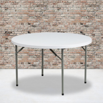 4ft round folding table