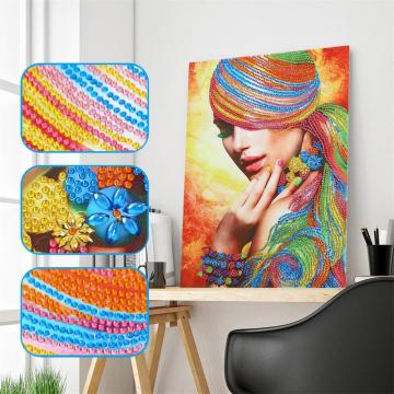 30 × 40 Color Beauty 5D Diamond Painting