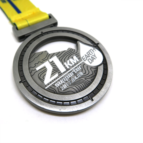 Custom do do orange enamel sport medals