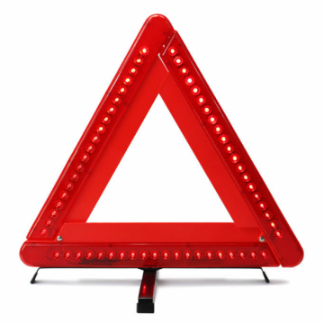 Road Safety Sign  Red emergency LED Warning Triangle