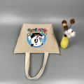 Custom Printed Jute Tote Shoulder Tote Bags