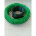 Fil de fer enduit en PVC vert