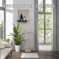 Rascador de torre de escalada para gatos de Sisal de madera, grande, moderno y contemporáneo, plataforma de descanso para condominios de varios niveles