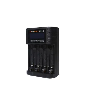 ALL4-newQ Smart Portable Type-C Fast Charging Lithium Battery Charger for AA and AAA Cells - Ideal for Smart Devices