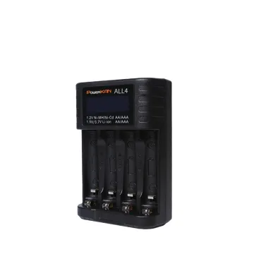 ALL4-newQ Smart Portable Type-C Fast Charging Lithium Battery Charger for AA and AAA Cells - Ideal for Smart Devices