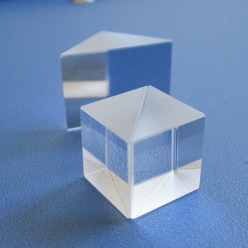5mm BK7 Triângulo de vidro Prism Quartz JGS1 Prism-ângulo reto