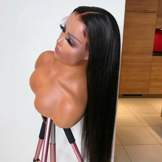 Yeswigs Raw Brazilian Virgin Human Hair Full Lace Frontal Closure Wig Cheap Straight 13X6 Hd Lace Front Wig Human Hair Vendor