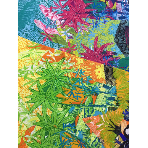 Rayon Voile 60S tryckt vävt tyg