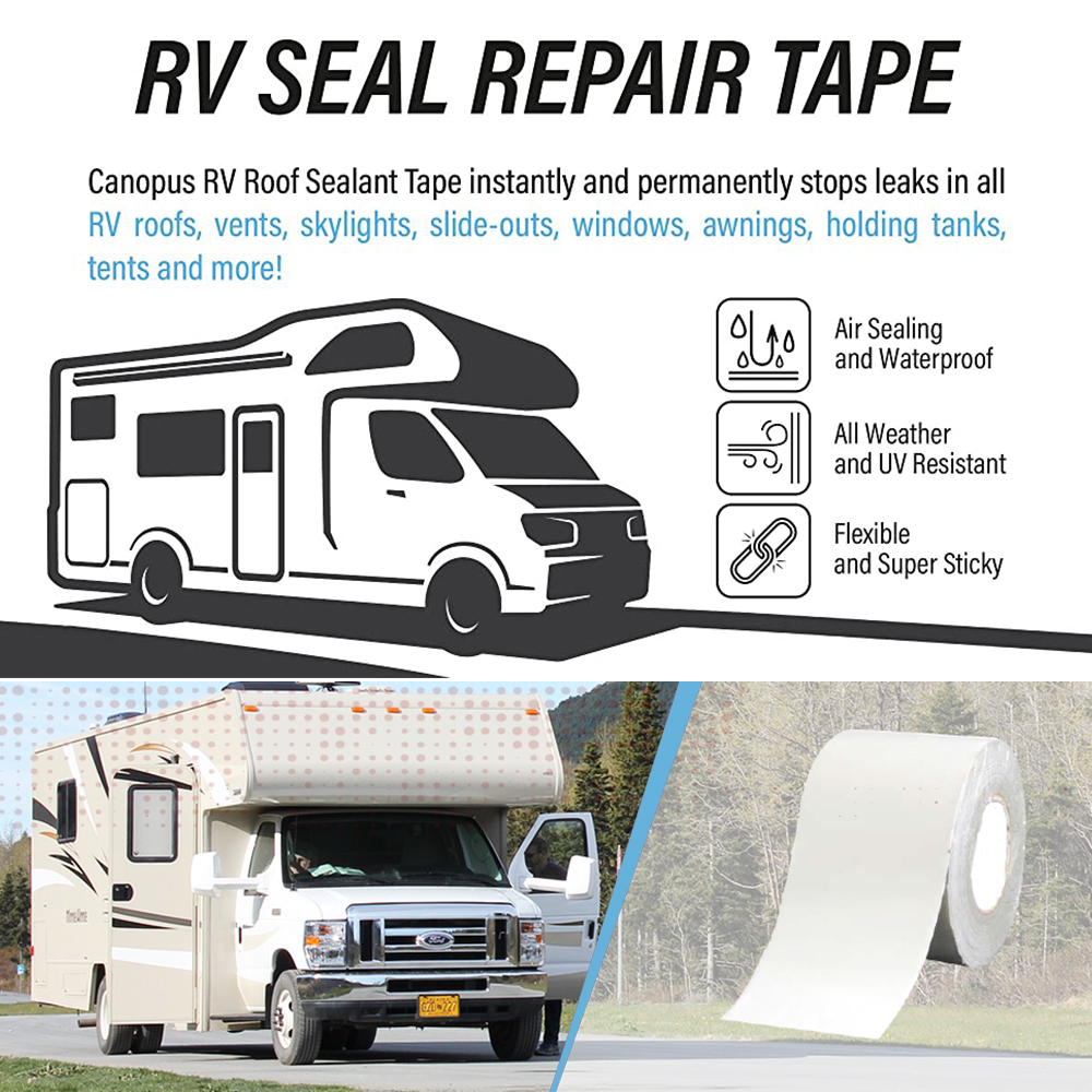 Weatherproof Rv Roof Repair Tape, High Quality Weatherproof Rv Roof