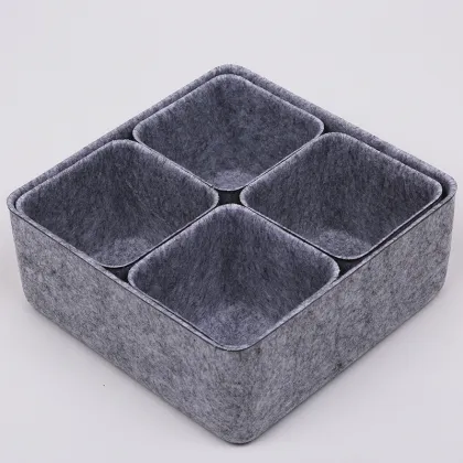 Felt Storage Bins and Organizers: Separators, Tool Containers, and Desk Organizers